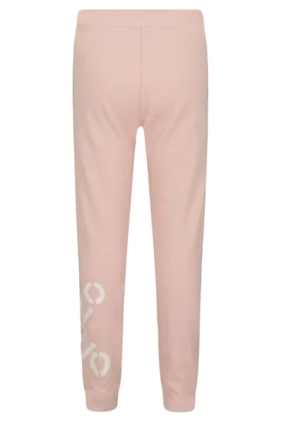 спортивні штани | regular fit KENZO KIDS пудрово-рожевий